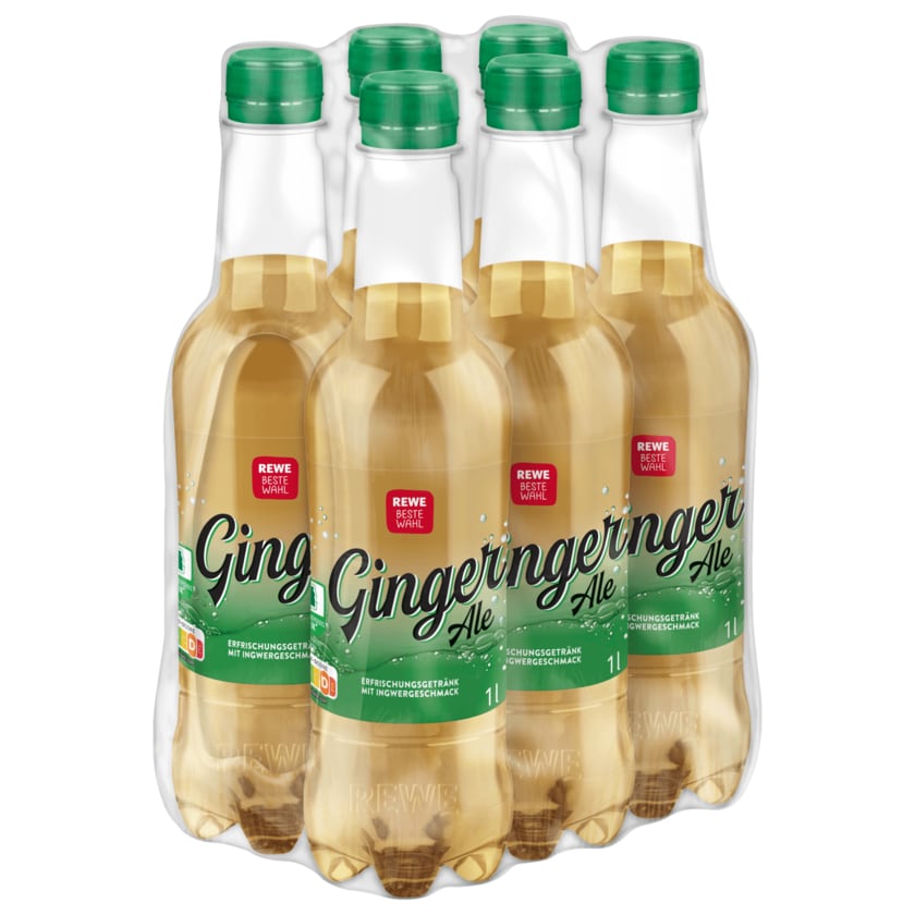 REWE Beste Wahl Ginger Ale 6x1l